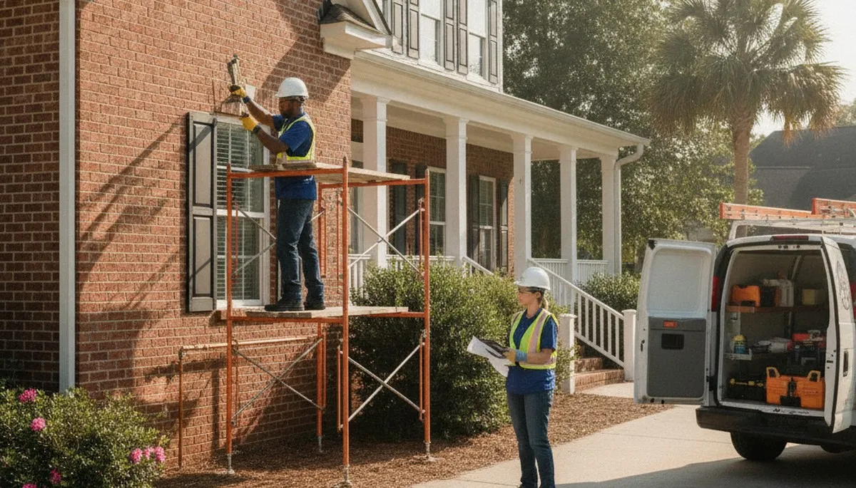 Emergency plumber truck in Charleston, SC for plumbing repair service