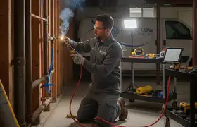 Plumbing repair and repiping service widget for Charleston, SC emergency plumbers