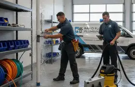 Rapid Response Plumbing widget for emergency plumbing repair in Charleston, SC